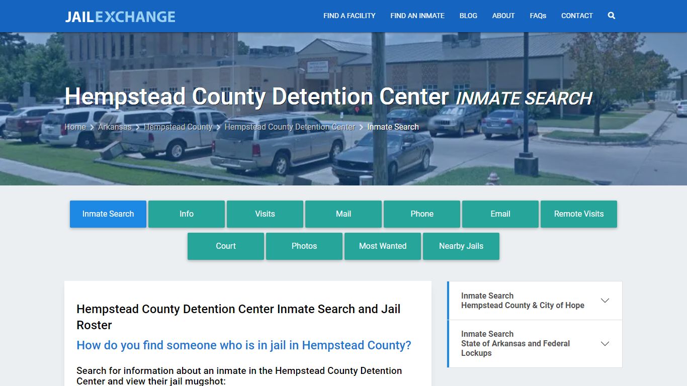 Hempstead County Detention Center Inmate Search - Jail Exchange